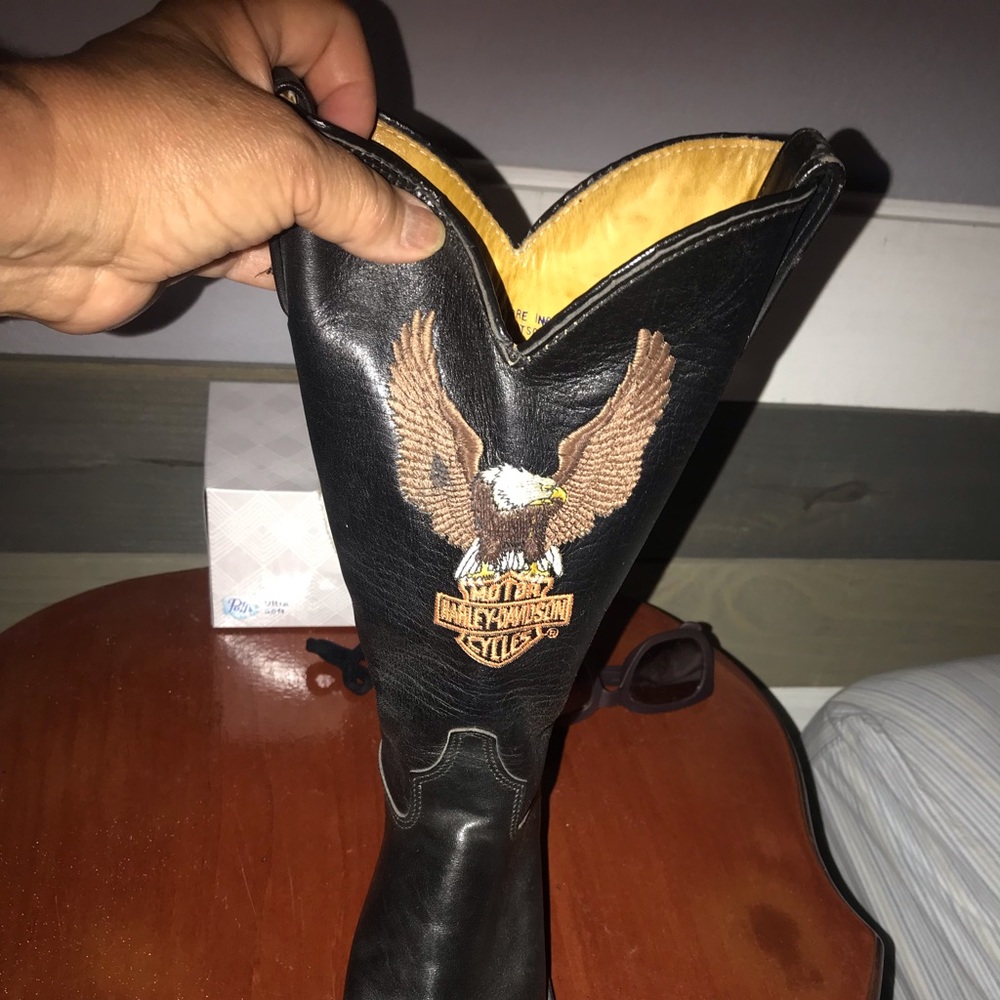 Harley Davison Boots leather boots size 8